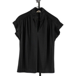 Vintage 70s Lady Manhattan black top size S